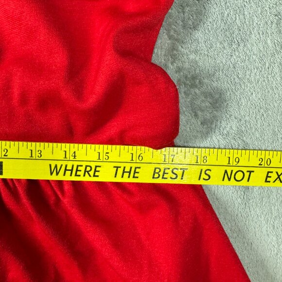 Jessica Simpson Red Black Fit & Flare Sleeveless Dress Keyhole Back M - Picture 9 of 11